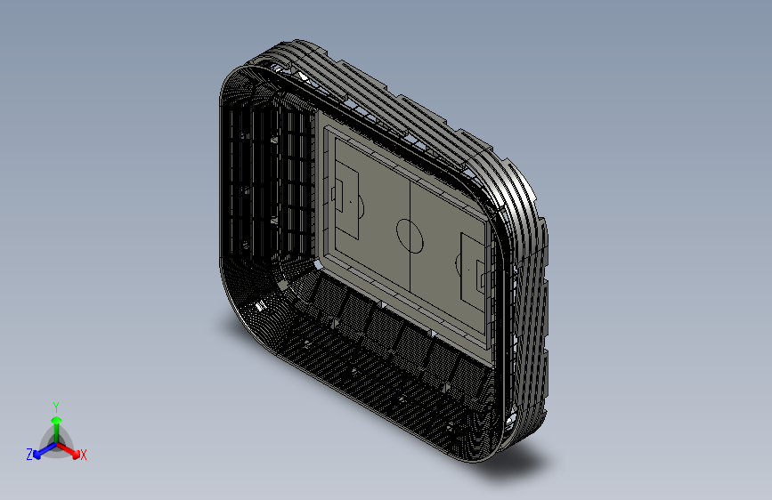 俱乐部精神的专业足球场设计-dtk
