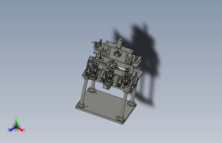 绝缘块定位预压机构