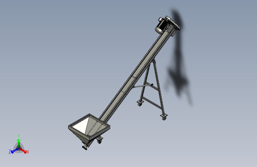 颗粒片料自动上料机管式倾斜