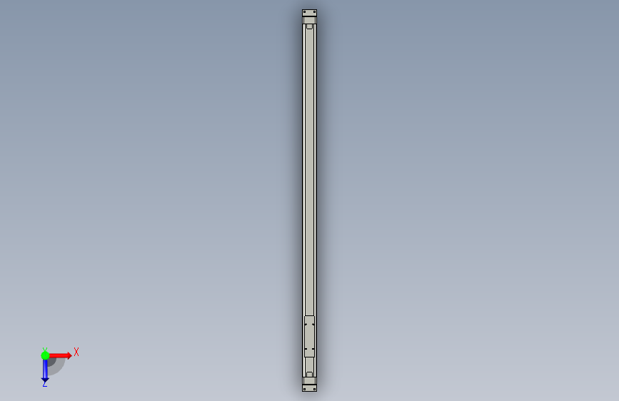 OSP-P-32-200-1100(带磁性)派克气动 俯视图