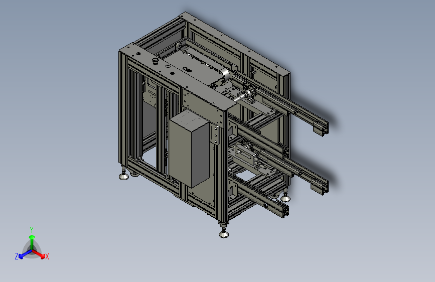 锂电池倍速链顶升平移装置