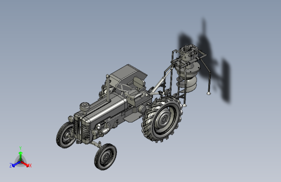 立式螺旋打洞机