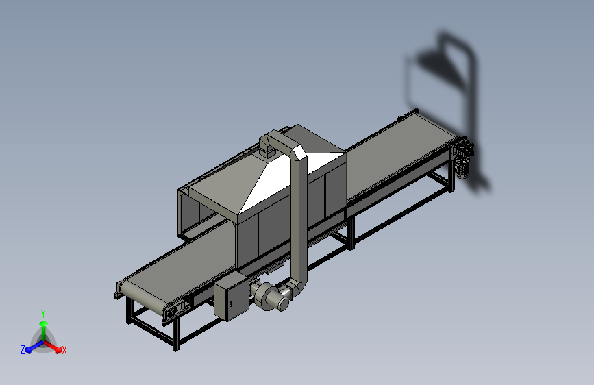 流水线上的除水装置