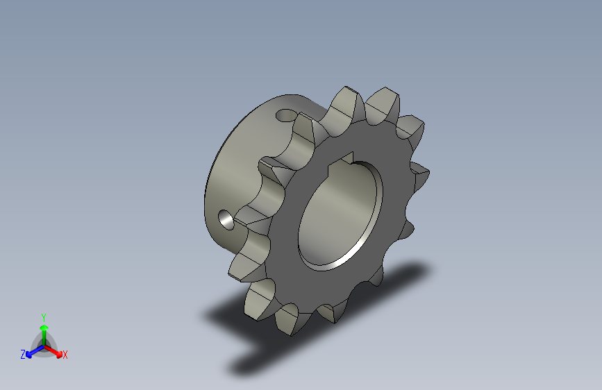 PDJ1008-A-09从动链轮08B-13Z-内孔25