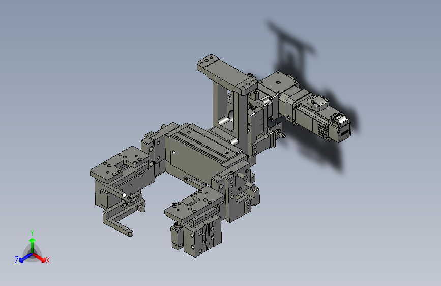 汽车配件检测夹持旋转装置