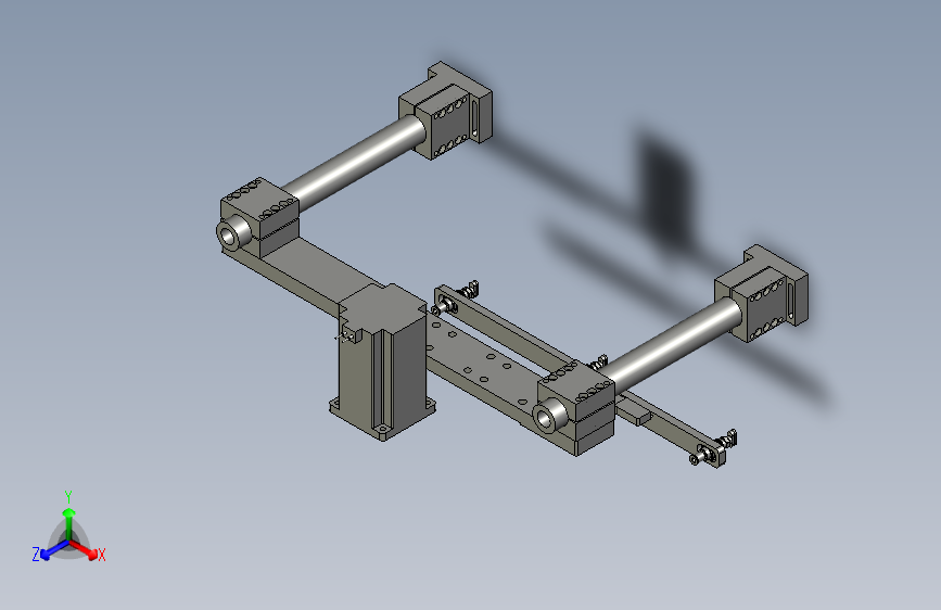 ppu150十字交叉滑块双导轨STEP