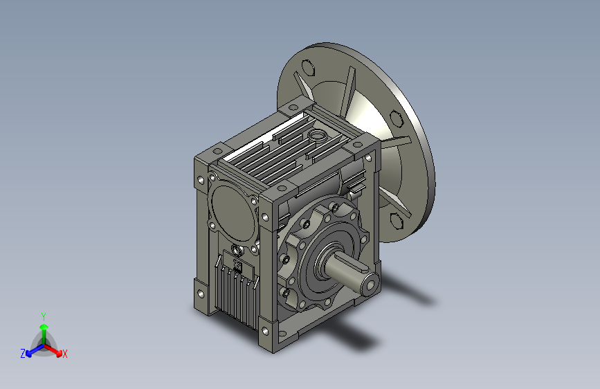 ANMRV030-090型蜗轮蜗杆减速机NMRV06310SS190B5B3YE2-11-4PBMG2_NMRV
