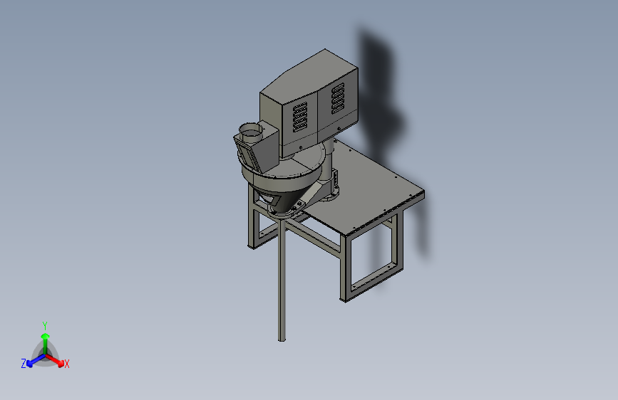 散粒物料螺旋给料试验台