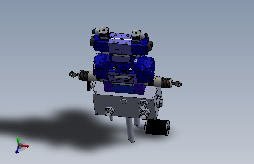 带EATON阀的特殊液压块（方向阀 - 电磁阀作 - 两级）