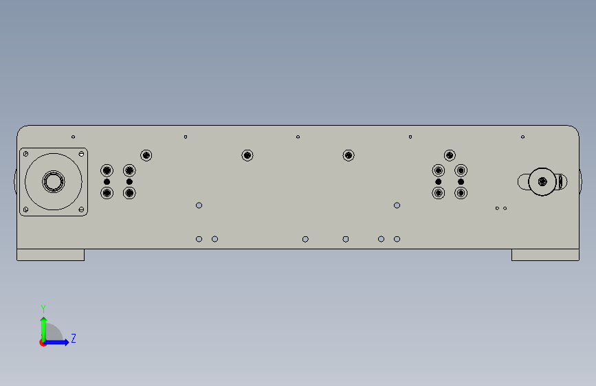 M03-R180305-E-上料架皮带组 左侧视图