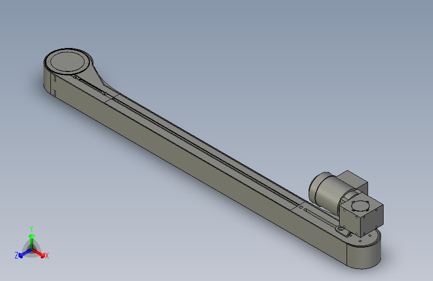 YLU055-001-85mm链板线3D图