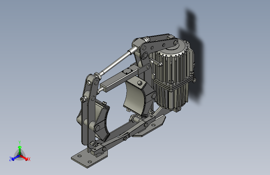 YWZB系列电力液压鼓式制动器YWZB-30050-A-RLHR