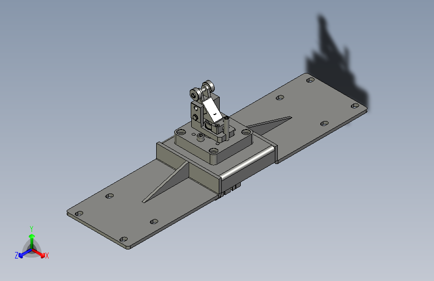 倍速链线体阻挡组件