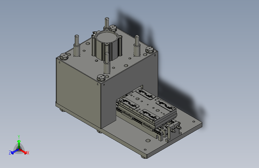 塑料件切水口的承载治具