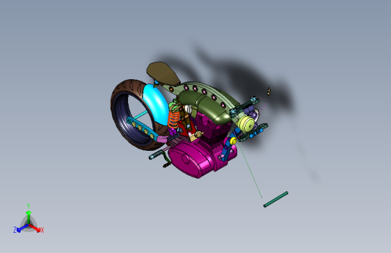 纯粹的咖啡复古赛车