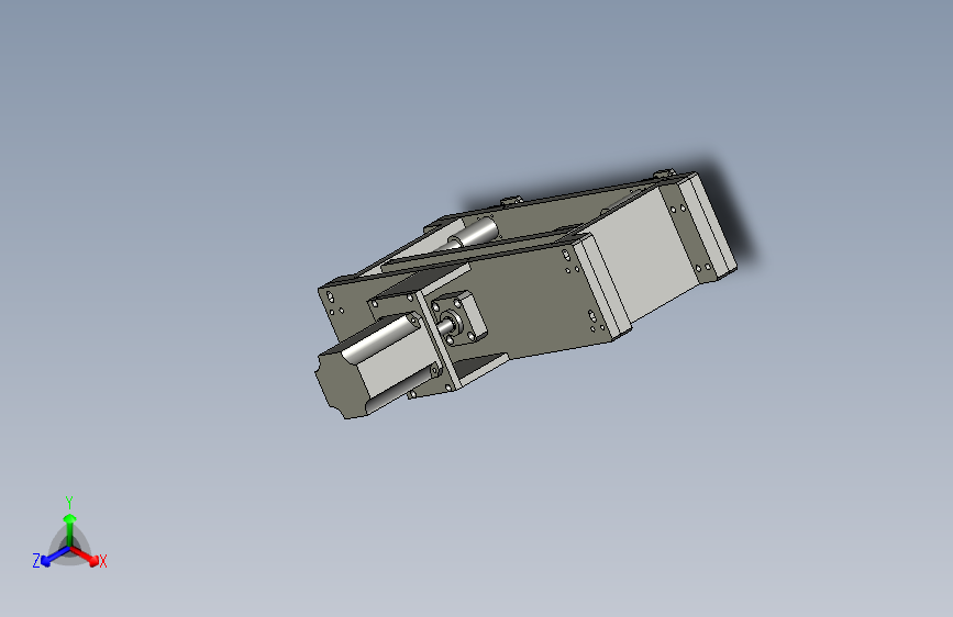 伺服段取升降机构