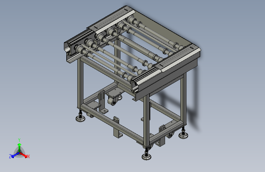 大众积放辊筒线-上料端
