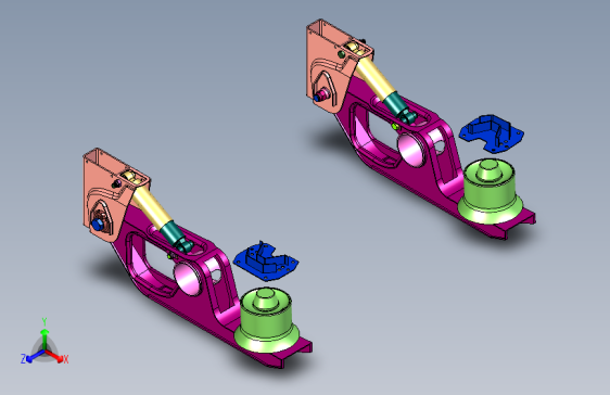 低平板半挂车悬挂系统