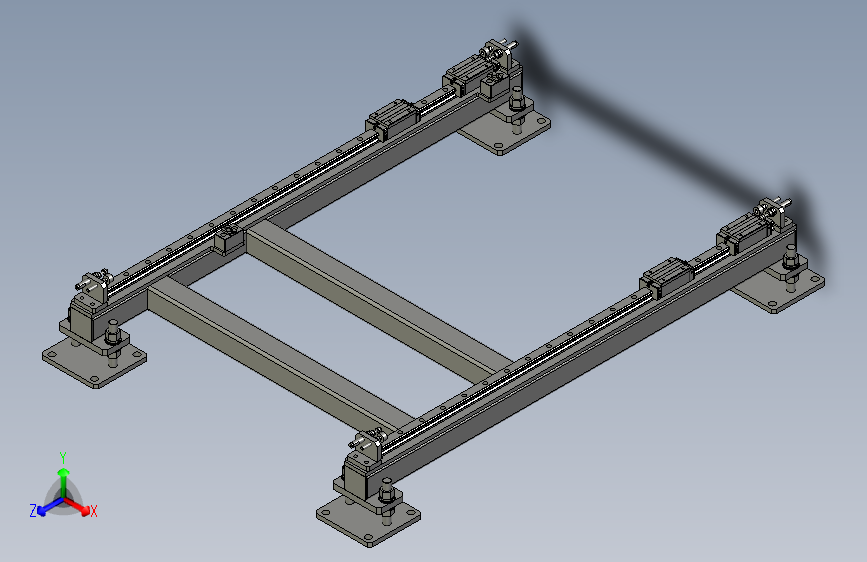底座导轨装配体