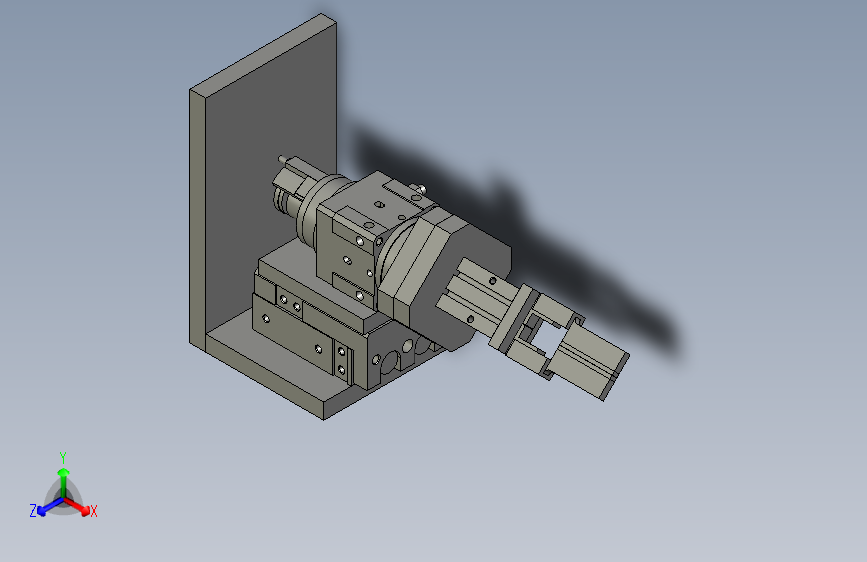 底座翻转传夹子