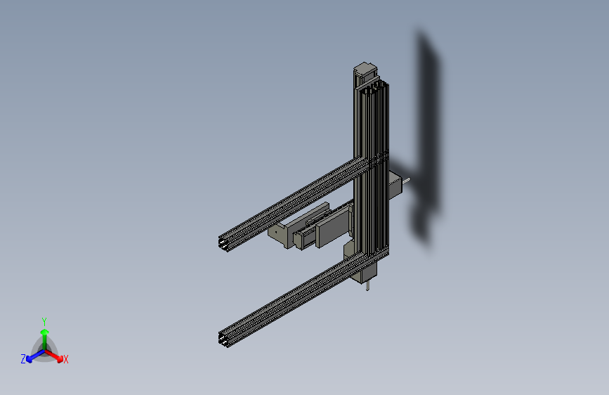 电脑主机外壳自动加工生产线设计-搬送贴标机构-V1