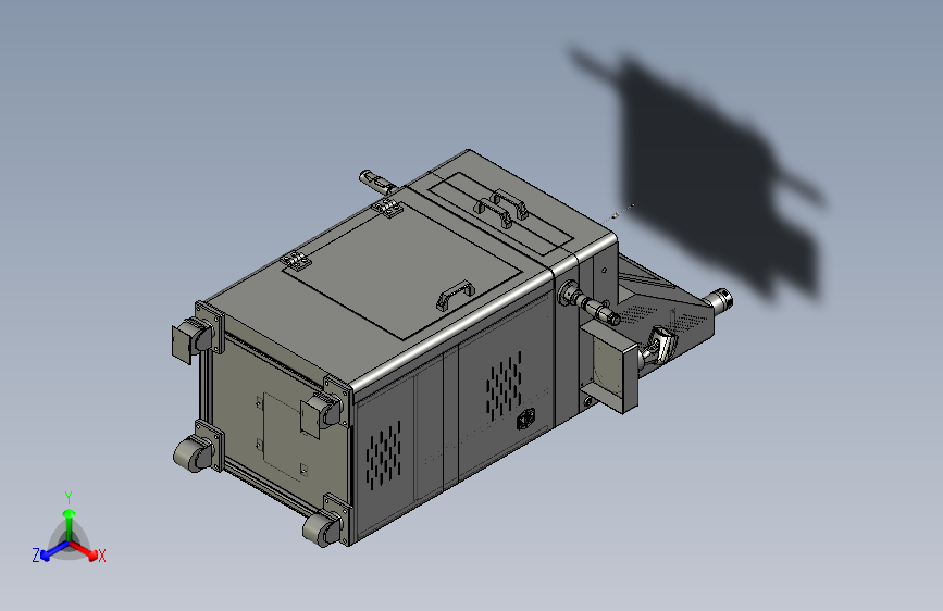 电脑机柜主机箱工控柜网络柜