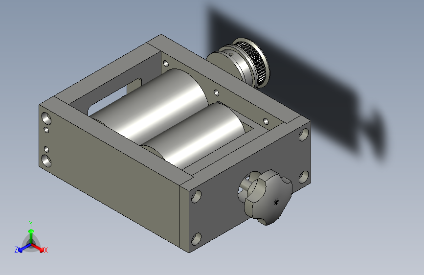 电脑主机外壳自动加工生产线设计-收纸牵引模组-V1