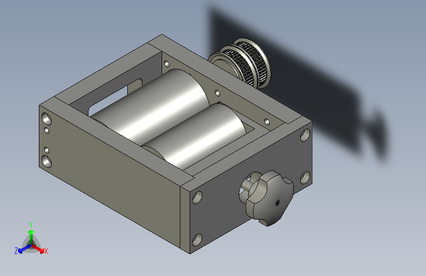 电脑主机外壳自动加工生产线设计-送标牵引模组-V1