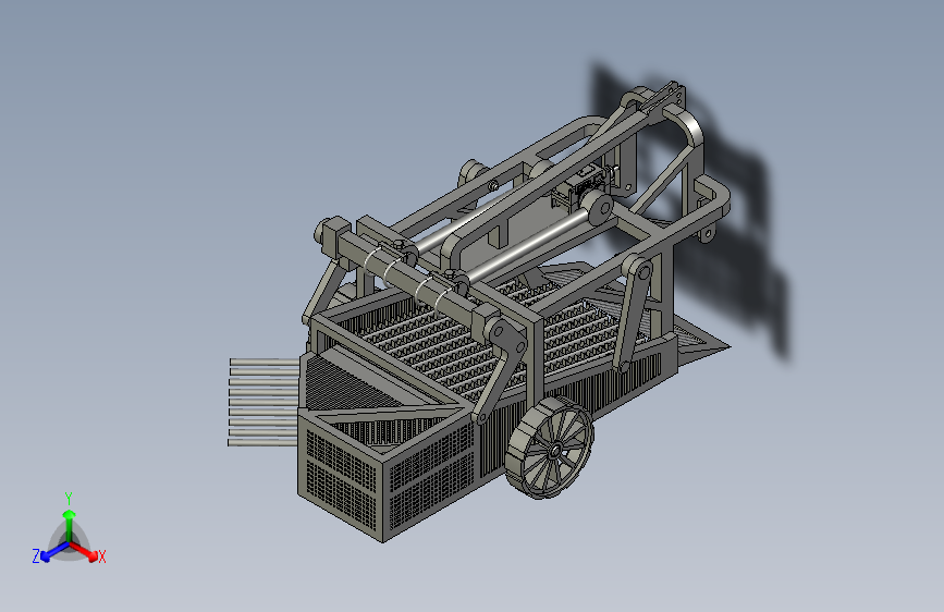 多垄型花生联合收割机