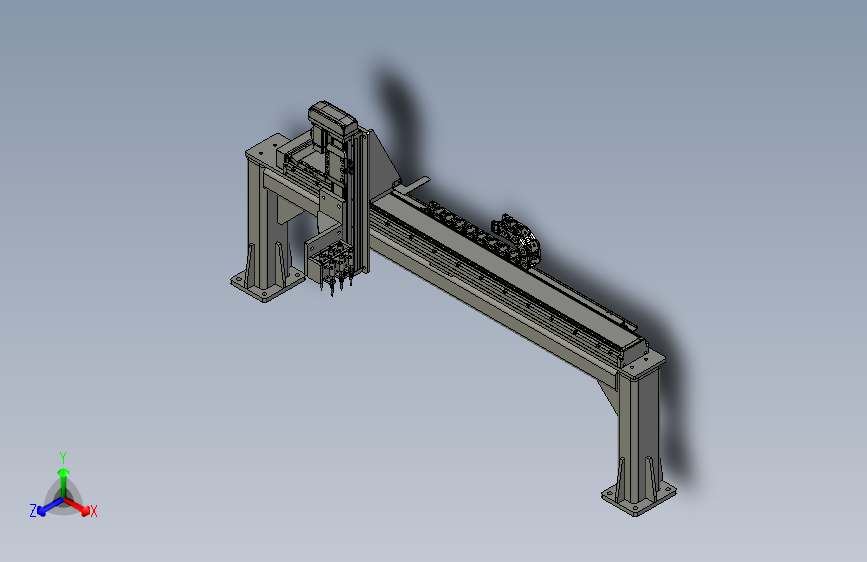 方案伺服固定机架6