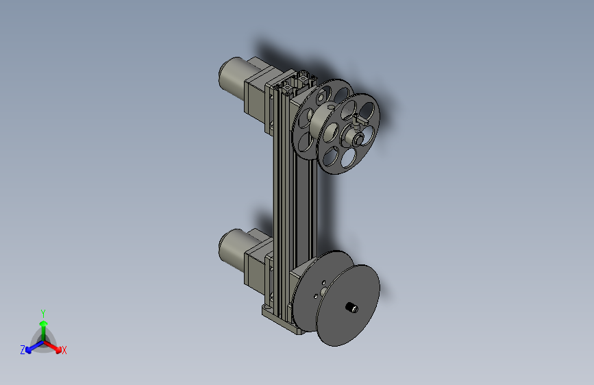 放标签-收卷膜结构