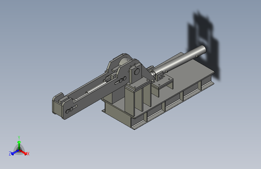 复合墙板用的成组立模机