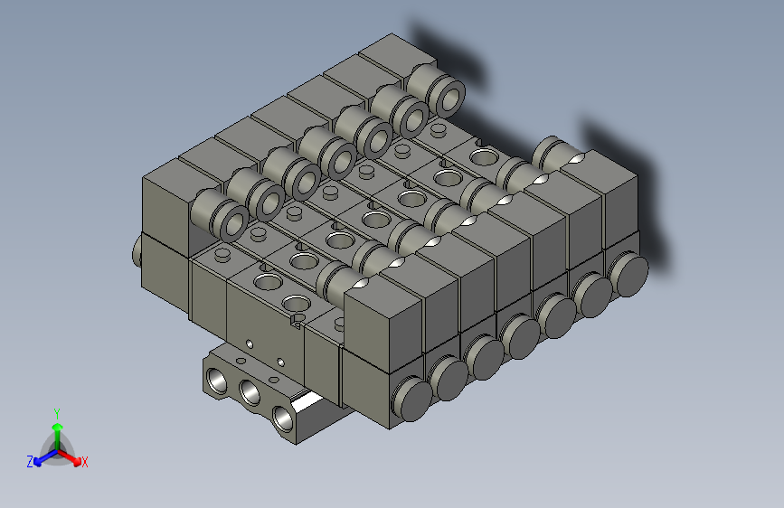 夹爪+上料汇流排组件