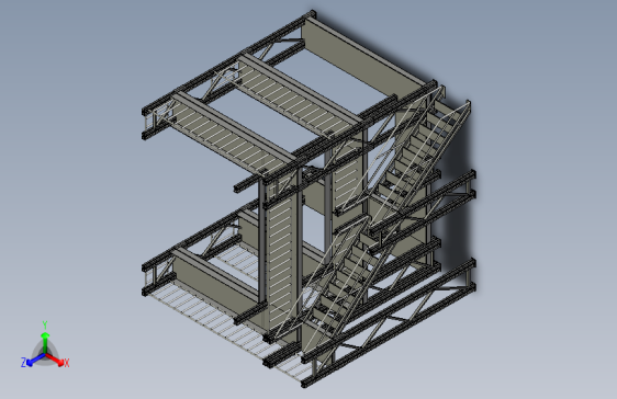 具有辅助工作台的电梯安装架