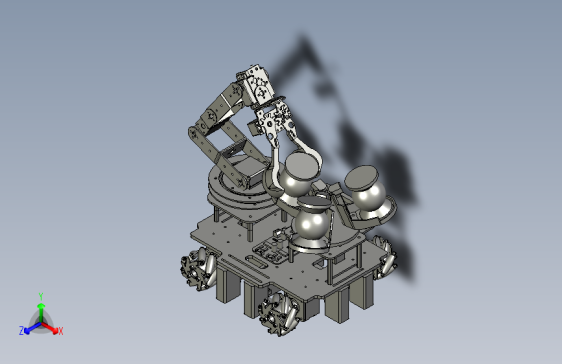 可编程机械臂循迹避障小车