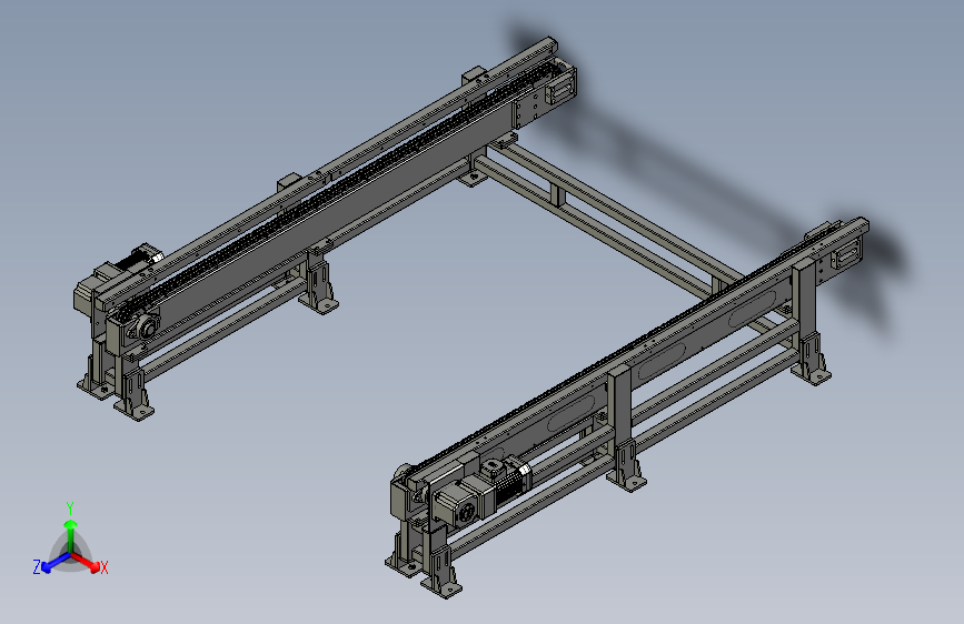 矿用半封闭式链条输送装置