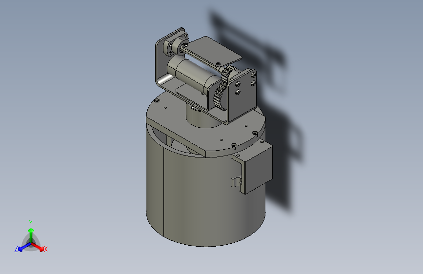 铝合金材质舵机云台支架