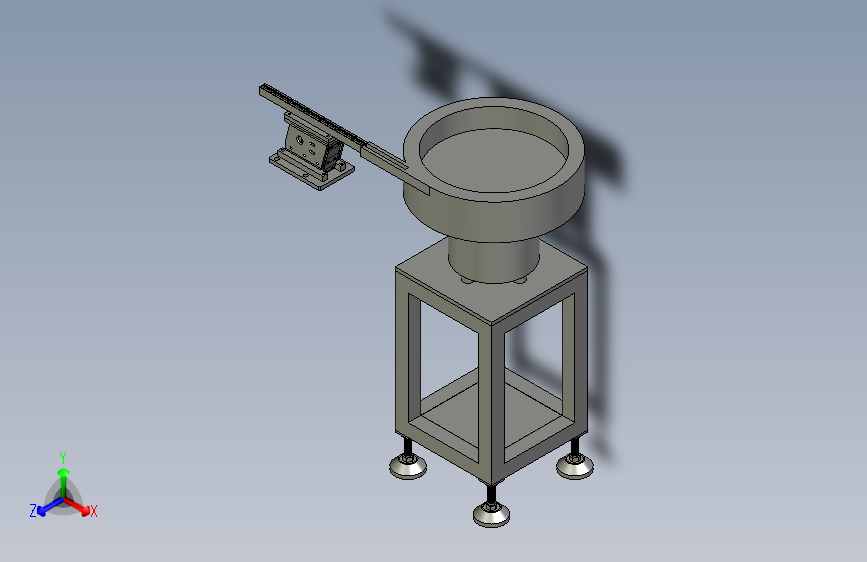 密封圈料斗振动桶机构210128