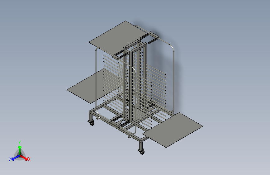 面板物料周转车-组件
