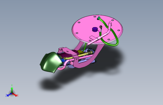 摩托车正置燃油泵总成