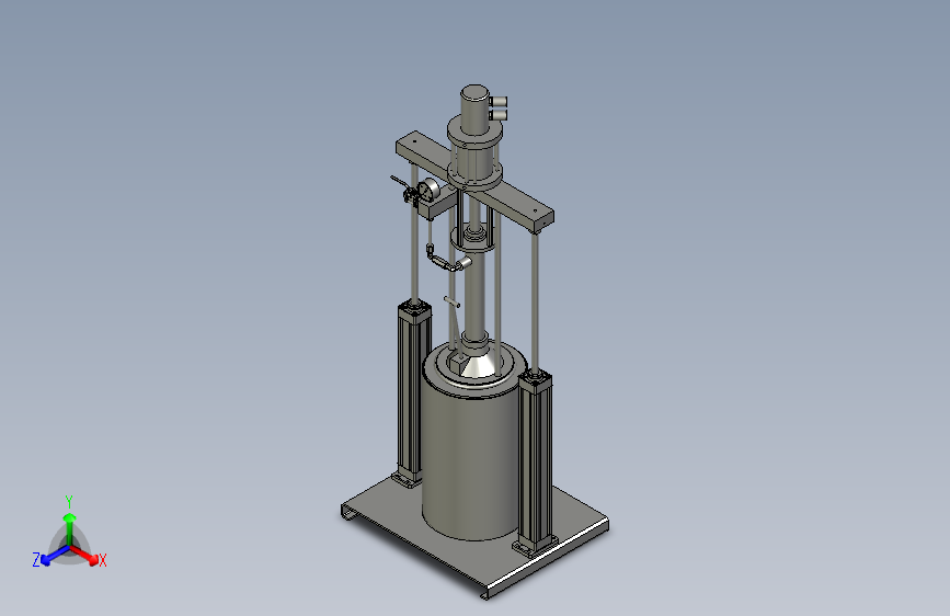 气动双立柱黄油机