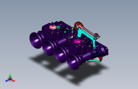 汽车发动机的进气歧管