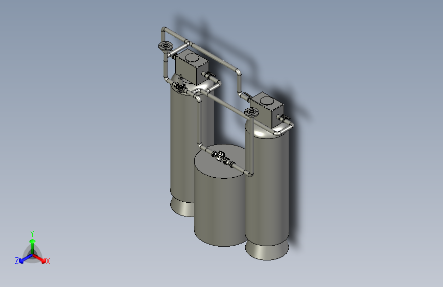 软化水装置组装模块