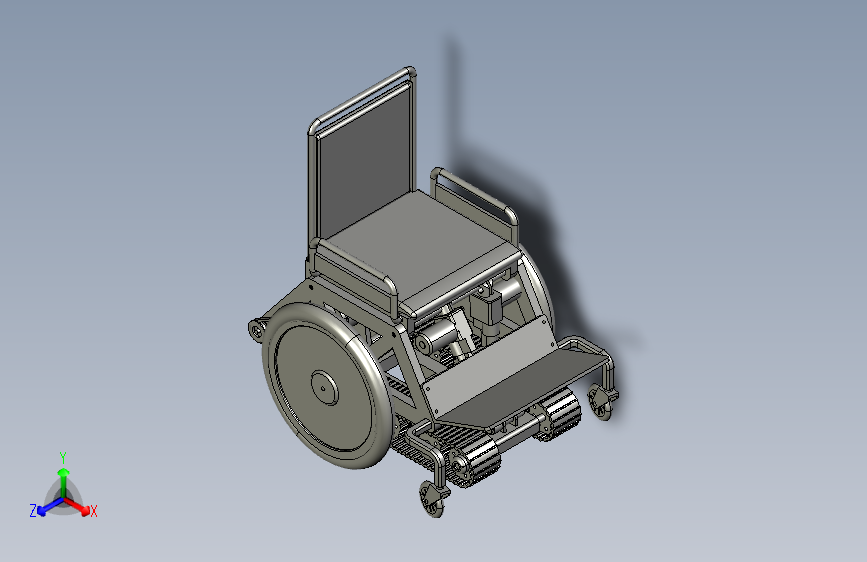 上下楼梯担架履带式折叠爬楼机