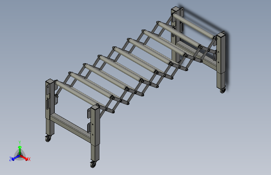 伸缩转弯流水线输送带