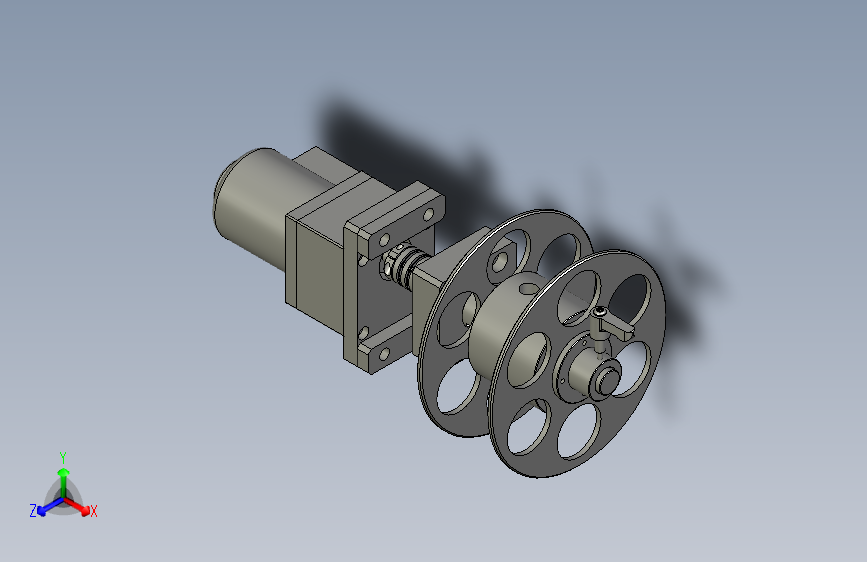 贴膜卷放膜结构