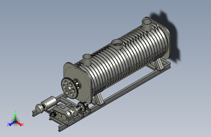 污泥干化用桨叶式干燥机