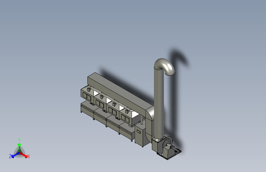 吸附功能的催化燃烧机