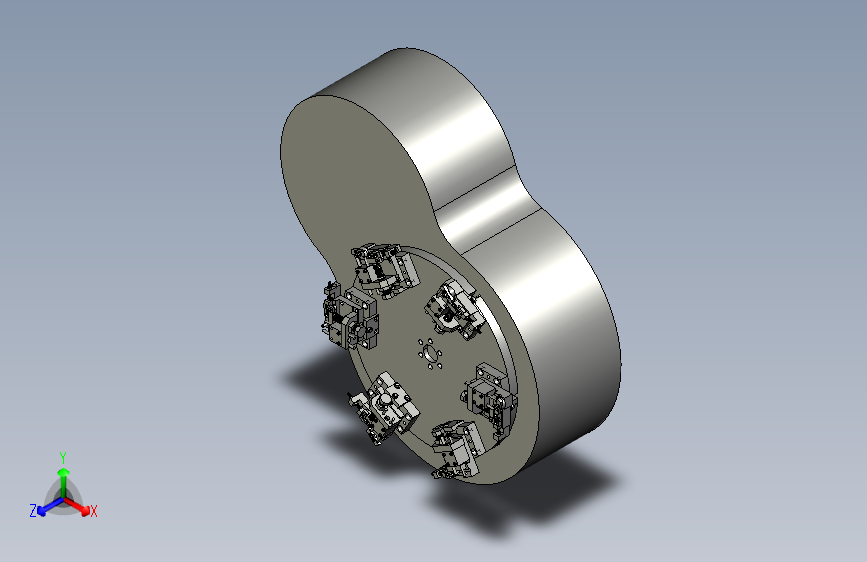 旋转式检测工作台