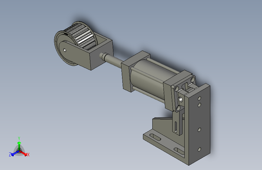 张紧气缸装配11